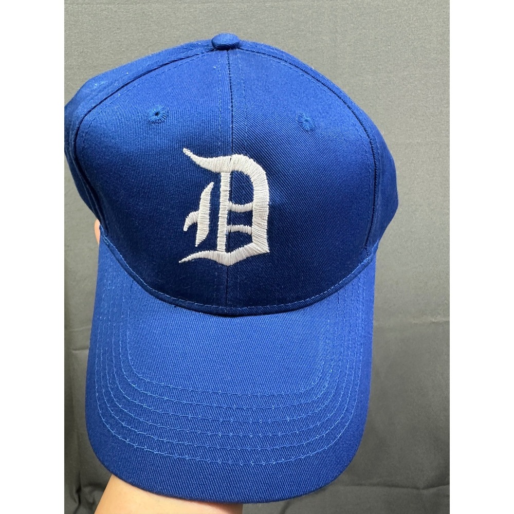 Vintage Detroit Tigers Trucker Snapback Hat Blue Youth‎